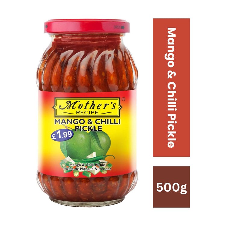 .Mothers Recipe Mango and chilli Pickle - 500gm