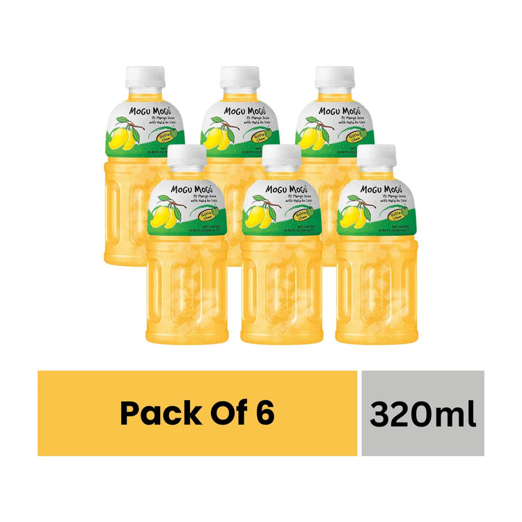 Mogu Mogu Mango Flavored Drink (6 x 320ml)
