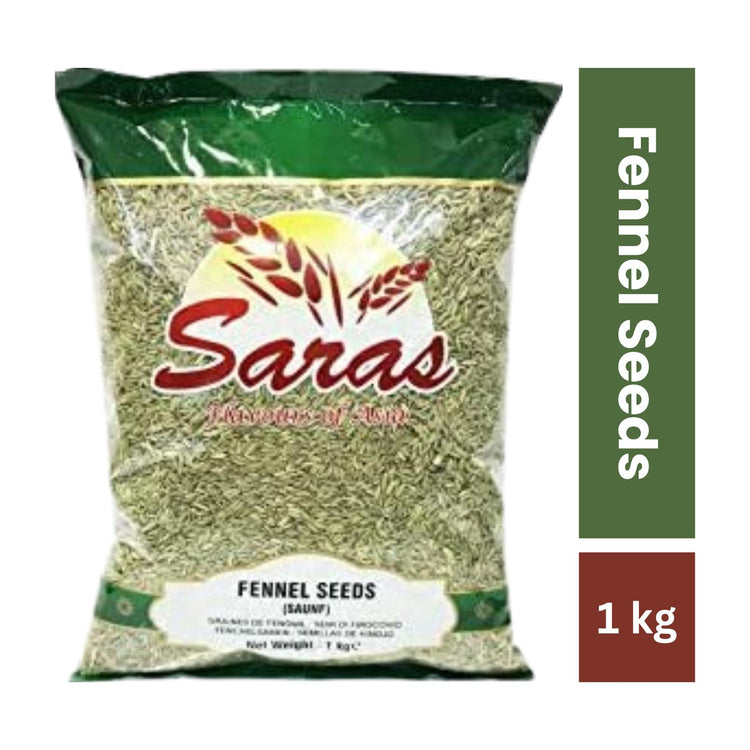 Saras Fennel Seeds 1Kg