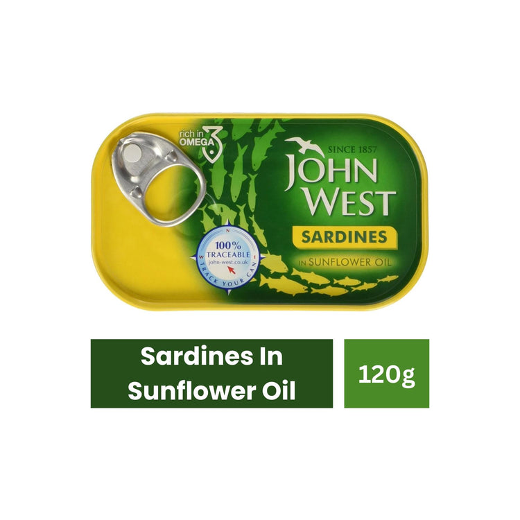 John West Sardines in Sunflower Oil 120g