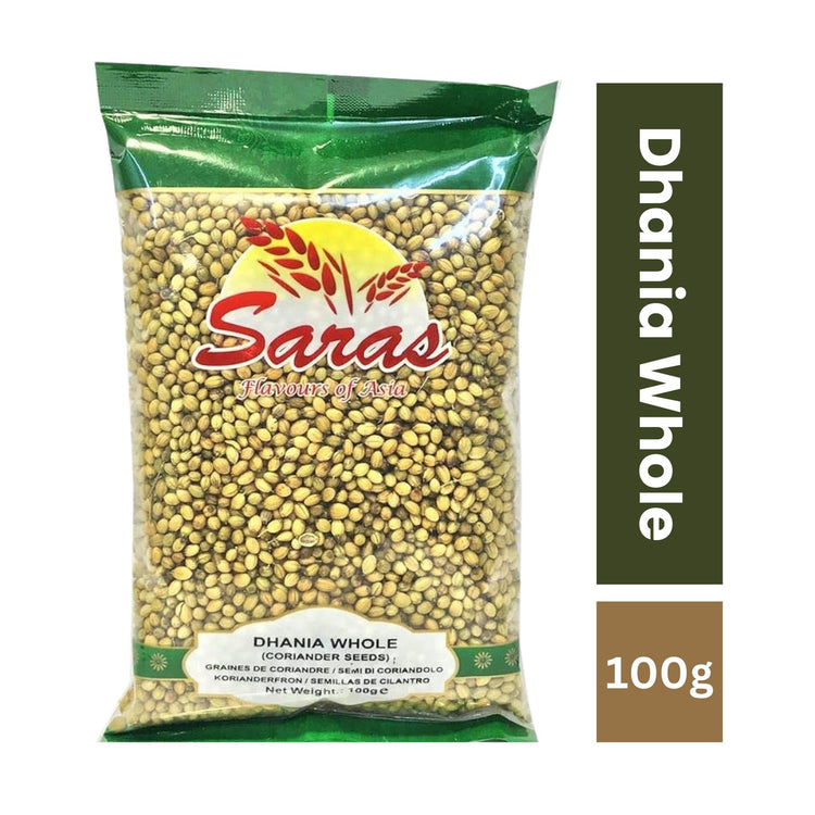 Saras Dhania Whole (Coriander Seeds) 100g