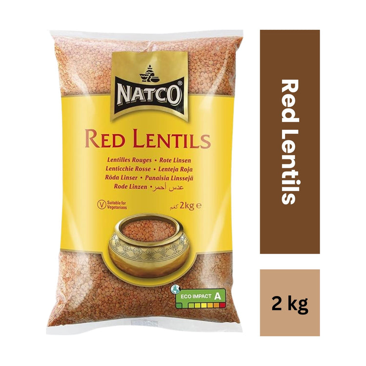 Natco Red Lentils (Masoor Dal) 2 Kg
