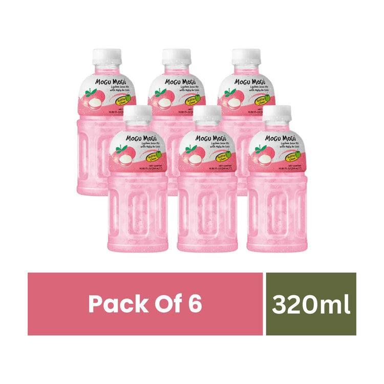 Mogu Mogu Lychee Flavoured Drink (6 x 320ml)