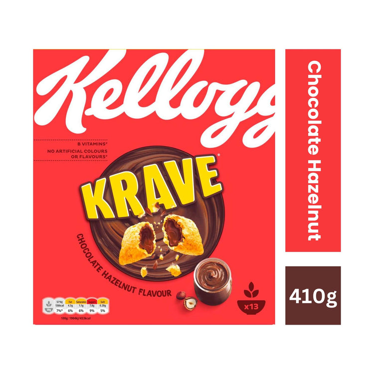 Krave Chocolate Hazelnut Flavour Cereal 410g