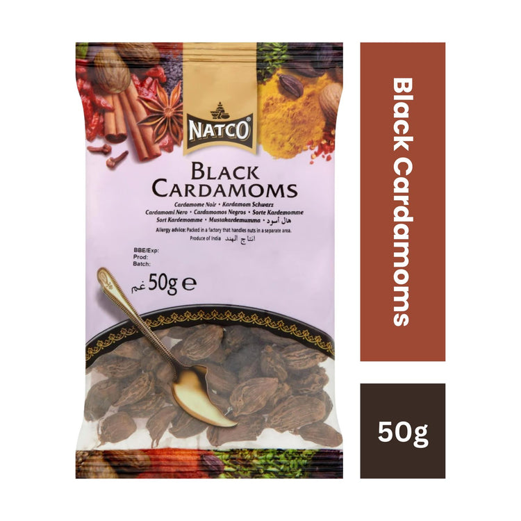 Natco Cardamom Black - 50g