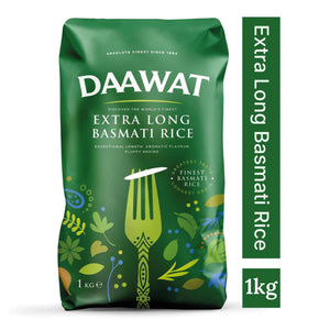Daawat Extra Long Basmati Rice 1kg | Long Grain Basmati Rice