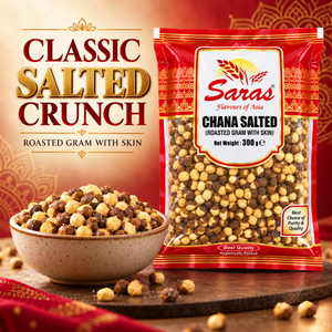Saras Roasted Chana Salted 300g
