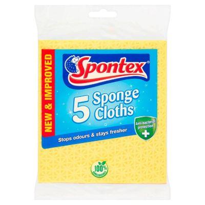 The Essentials by Spontex 4 Sponge Cloths