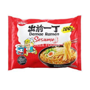 Nissin Sesame Oil Flavour Instant Noodles 100 g (Pack of 30)