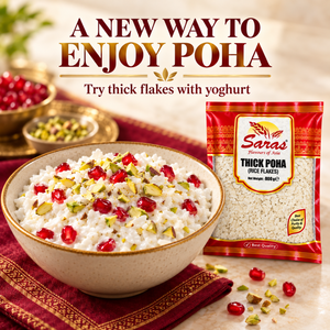 Saras Poha Thick 800g (Rice Flakes)