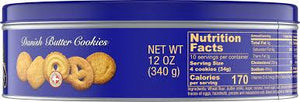 Royal Dansk Danish Butter Cookies – 340g | Classic Assortment in Iconic Blue Tin | Made with Pure Butter | Perfect for Gifting & Sharing | Great for Tea Time, Holidays, Offices, or as a Thoughtful Gift