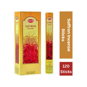 Hem Incense Sticks - Saffron (6 x 20g) -120 Sticks