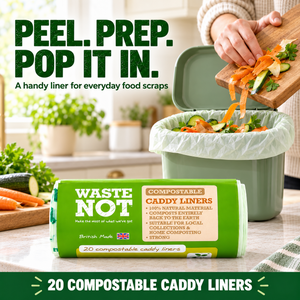 Waste Not - 20 Compostable Caddy Liners