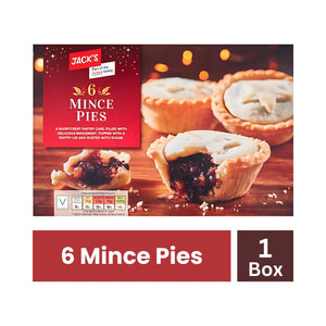 JACK'S 6 Mince Pies - 1 box