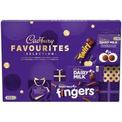 Cadbury Favourites Chocolate Christmas Selection Box 370g
