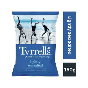 Tyrrells Lightly Sea Salted Crisps150g