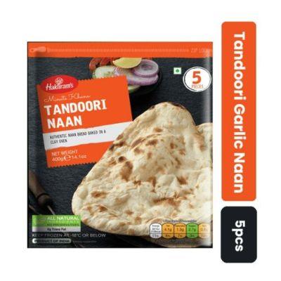 Haldiram's Tandoori Naan - 5pcs - FROZEN