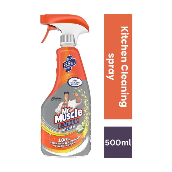Mr Muscle Platinum Kitchen Cleaning Spray - 500ml – Saras Foods UK