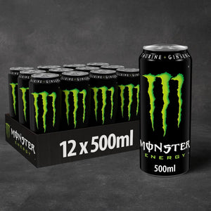 Monster Energy Drink  Original 500ml (Pack of 12)