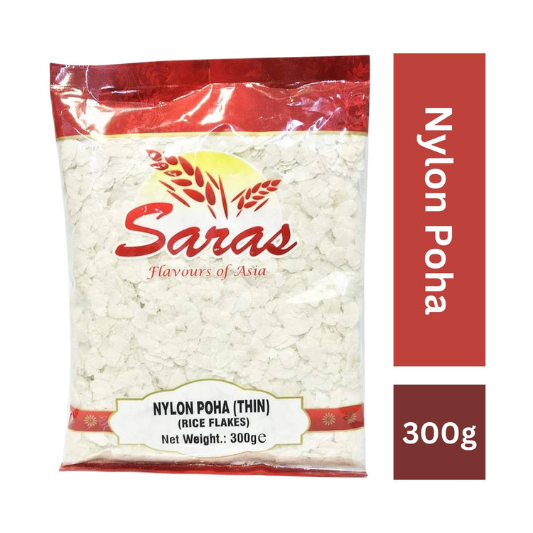 Saras Poha Thin (Nylon) 300G (Rice Flakes)