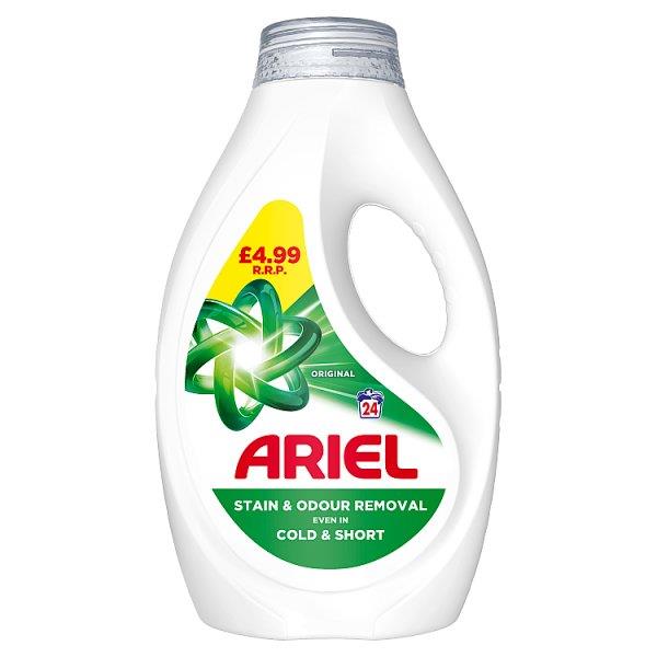 Ariel Washing Liquid Gel, 24 Washes, Original - 840ml