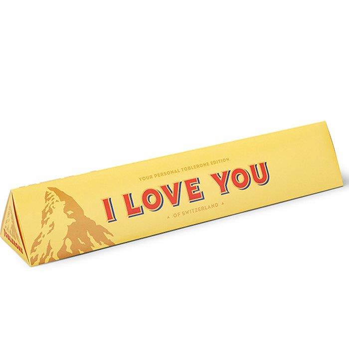 Toblerone Personalised - I Love You