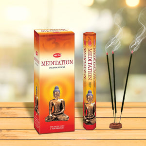 Hem Incense Sticks - Meditation (6 x 20g) -120 Sticks
