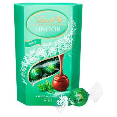 Lindt Lindor Milk Mint Chocolate Truffles Box - 200g