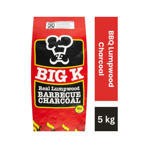 Big K BBQ Lumpwood Charcoal, 5 kg
