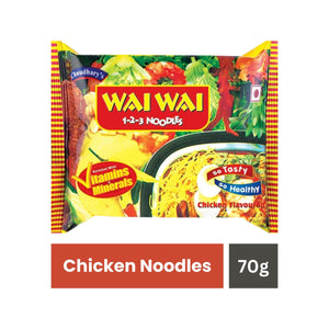 Wai Wai Chicken Noodles  70G