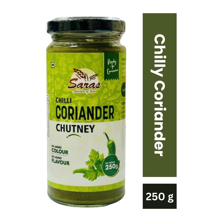 Saras Coriander Chutney 250G