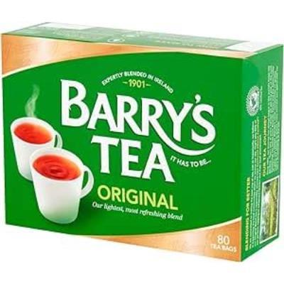 Barrys's Irish Breakfast Teabags 80's (Green)- 250g