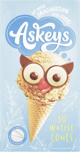 Askeys Waffle Cones - 10 Cones