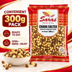 Saras Roasted Chana Salted 300g