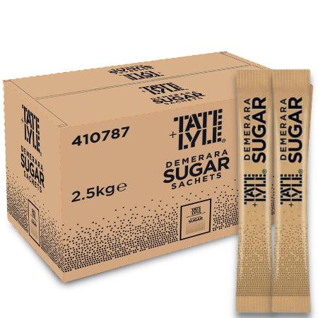 Tate & Lyle Demerara Sugar Sticks – 1000 × 2.5g (Total 2.5 kg) | STICKS