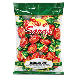 Saras Pan Pasand Candy 75g | Paan Flavoured Indian Candy
