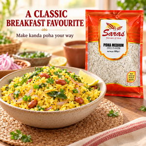 Saras Poha Medium 800G (Rice Flakes)