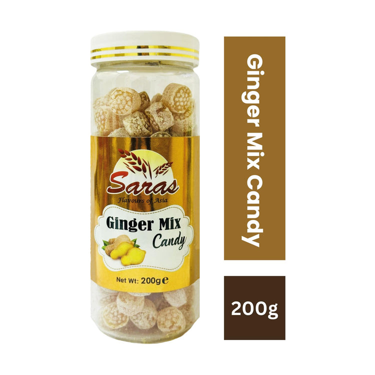 Saras Candy Ginger 200g