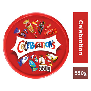 Celebrations Milk Chocolate & Biscuit Bars Sharing Tub  550g