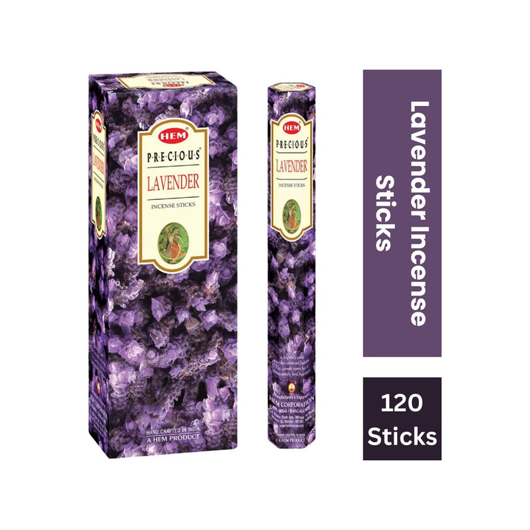 Hem Incense Sticks - Lavender (6 x 20g) -120 Sticks