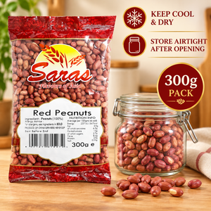 Saras Red Peanuts 300g