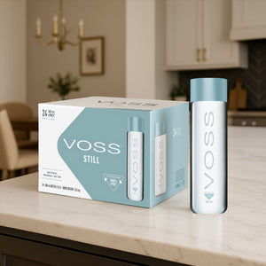 Voss Still Natural Artesian Water – 500ml Bottles (Pack of 24) | Premium Glass-Like Taste | BPA-Free Bottles | Refreshing Hydration | Suitable for All Diets