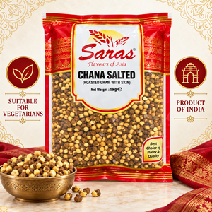 Saras Roasted Chana Salted 1Kg