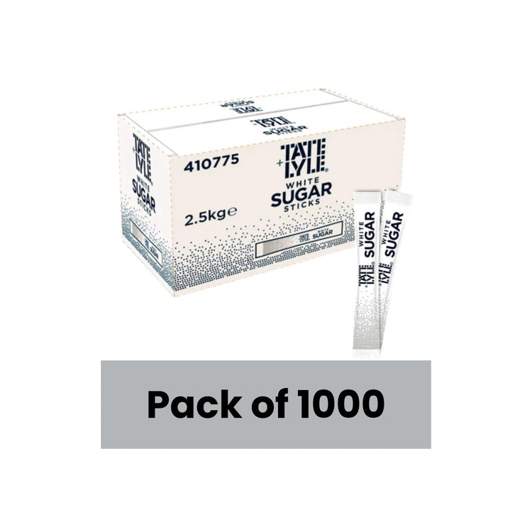 Tate & Lyle White Sugar Stick (Pack of 1000)