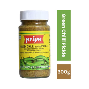 Priya Green Chilli Sliced Pickle 300g