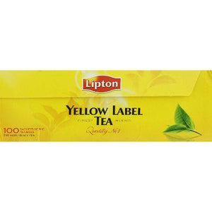 Lipton Yellow label 100 Teabags 1 Box