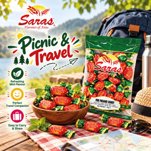 Saras Pan Pasand Candy 75g | Paan Flavoured Indian Candy