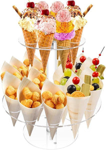 Carousel Cornets - 10 Premium Waffle Cones