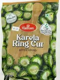 Haldiram's Frozen Karela Ring Cut (Bitter Gourd) - 312g - FROZEN