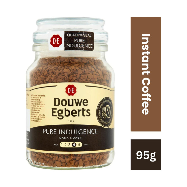 Douwe Egberts Pure Indulgence Dark Roast Instant Coffee - 95g
